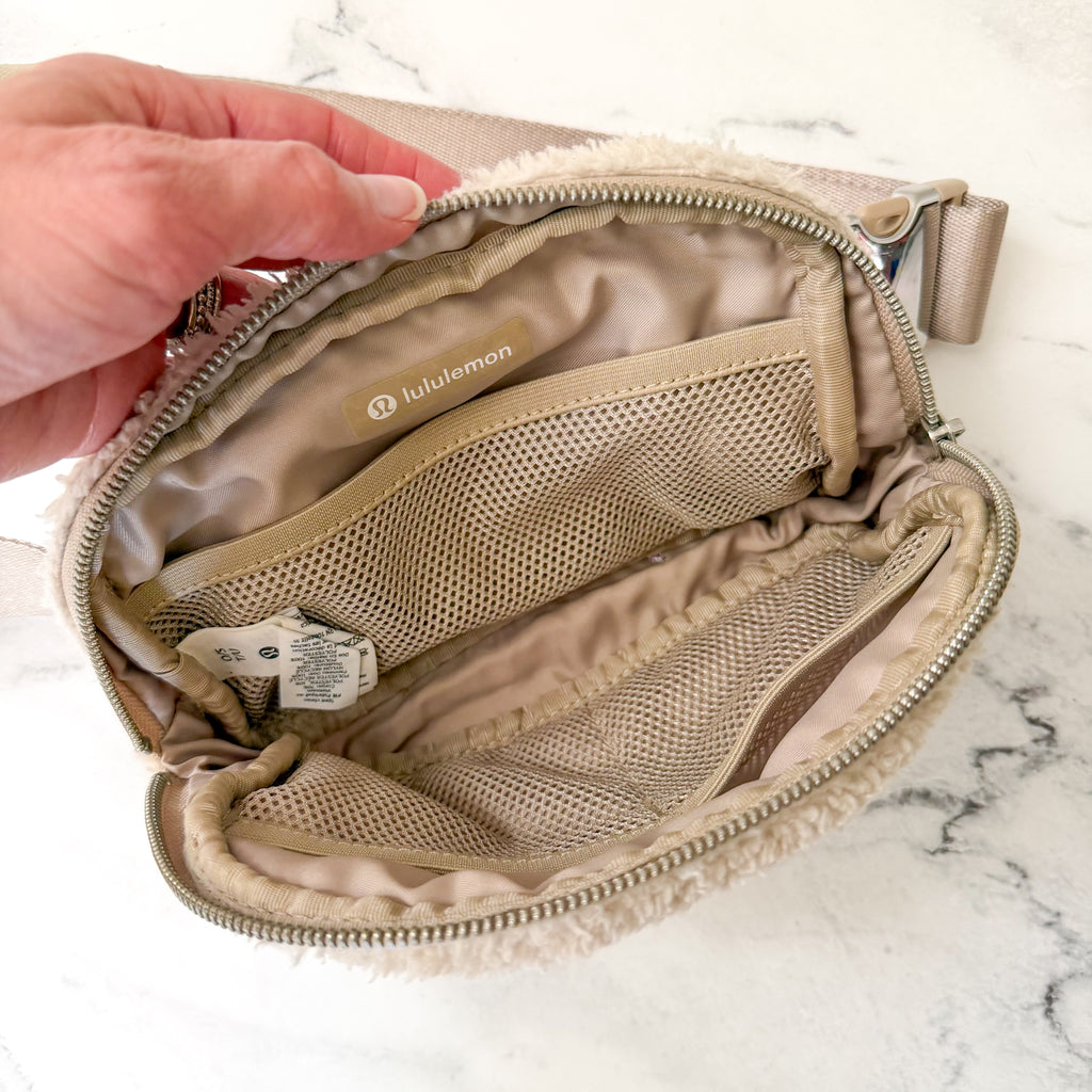 Lululemon Sherpa Fleece Everywhere Belt Bag 1L in Beige