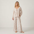 Solly Baby Rose Toile Tie-Top Long-Sleeve Women’s Sleep Set | S