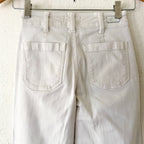 PAIGE Nellie High Rise Cropped Wide Leg Jeans in Crisp White | 23/00