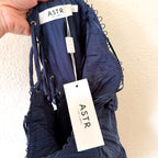 ASTR The Label Wedelia Bustier Midi Dress in Navy Blue | S