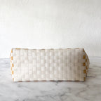 Unbranded Woven Boho Large Market Tote Bag in Neutral Tones