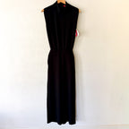 Spanx AirEssentials Black Mock Neck Petite Jumpsuit |XSP