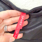 Spanx Black Faux Leather Leggings | S