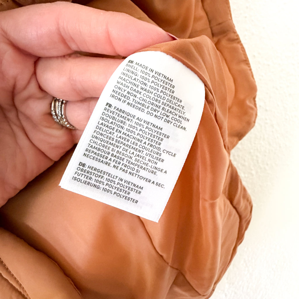 Lands' End Women's Feather Free Insulated Vest in Canyon Camel | XS