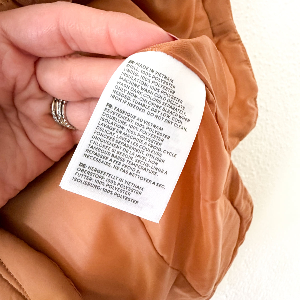 Lands' End Women's Feather Free Insulated Vest in Canyon Camel | XS