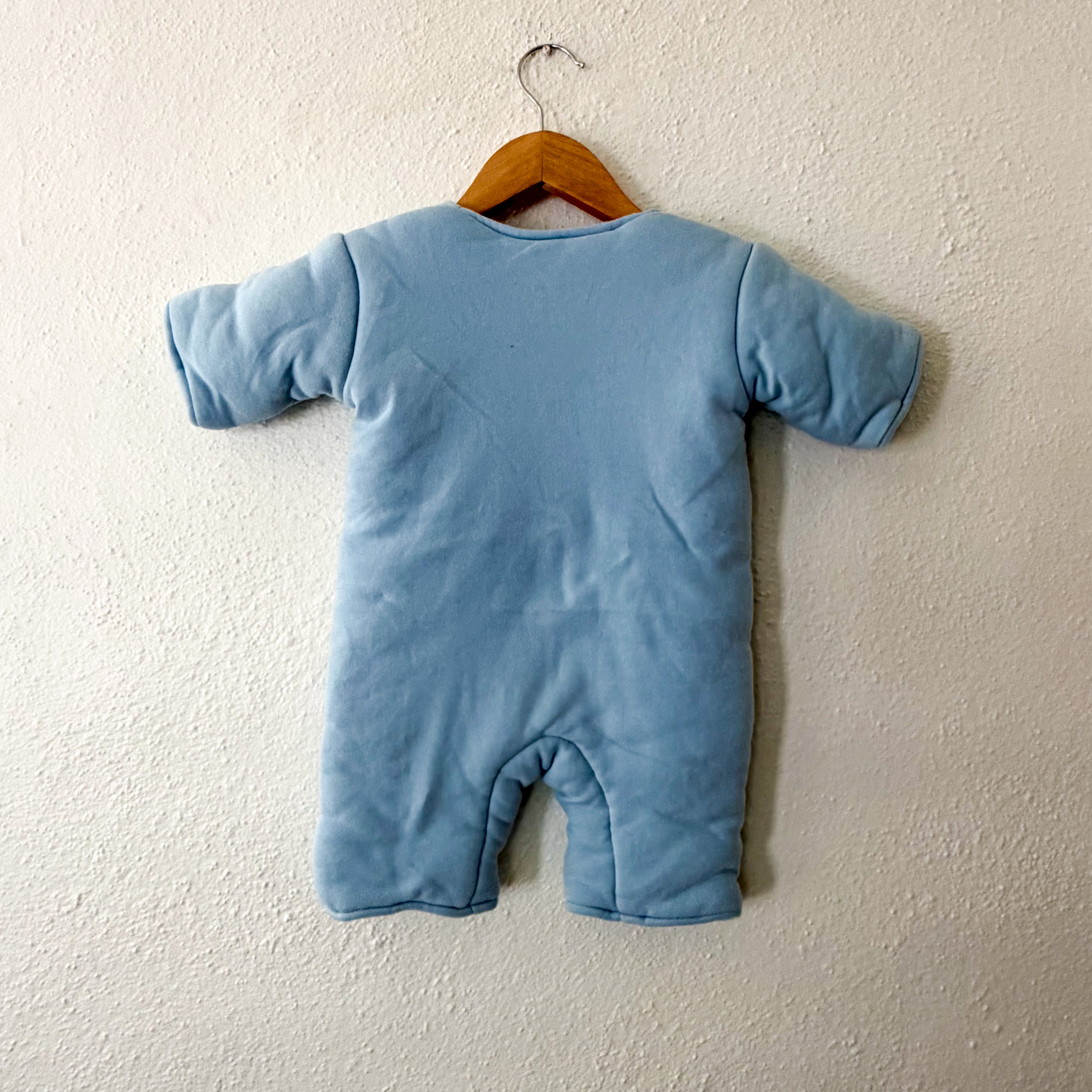 Baby Merlin Light Blue Cotton Magic Sleepsuit Infant Sleep Bag | 6-9m