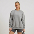 Anthropologie Perfectly Oversized Grey Sweatshirt in Grey | S