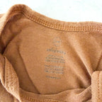Solly Baby Modal Cacao Brown Long Sleeve T-Shirt + Footed Pants Sleepwear Matching Set | 0-3m