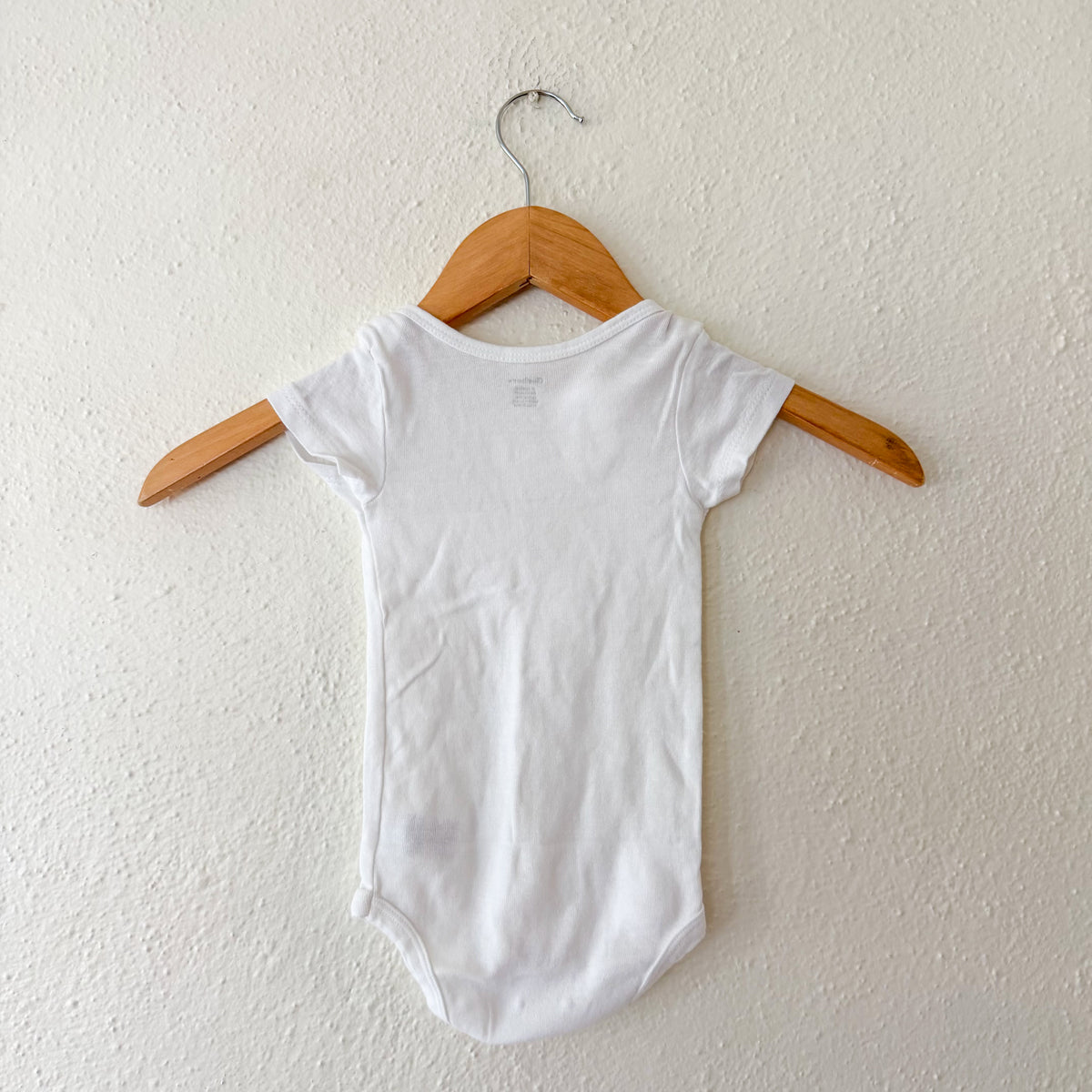 Little Planet Organic Ocean Blue Gauze Bubble Romper Overalls + Gerber White Bodysuit | 6-12m