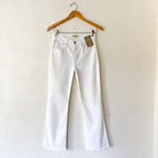 Madewell Mid-Rise Kick Out Crop Jeans in Pure White | 25