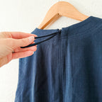 Spanx EasyBreezy A-Line Linen Blend Mini Dress in Timeless Navy | XS