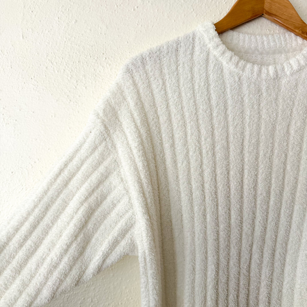 UGG Terri Ribbed Sweatshirt in Cream | Small