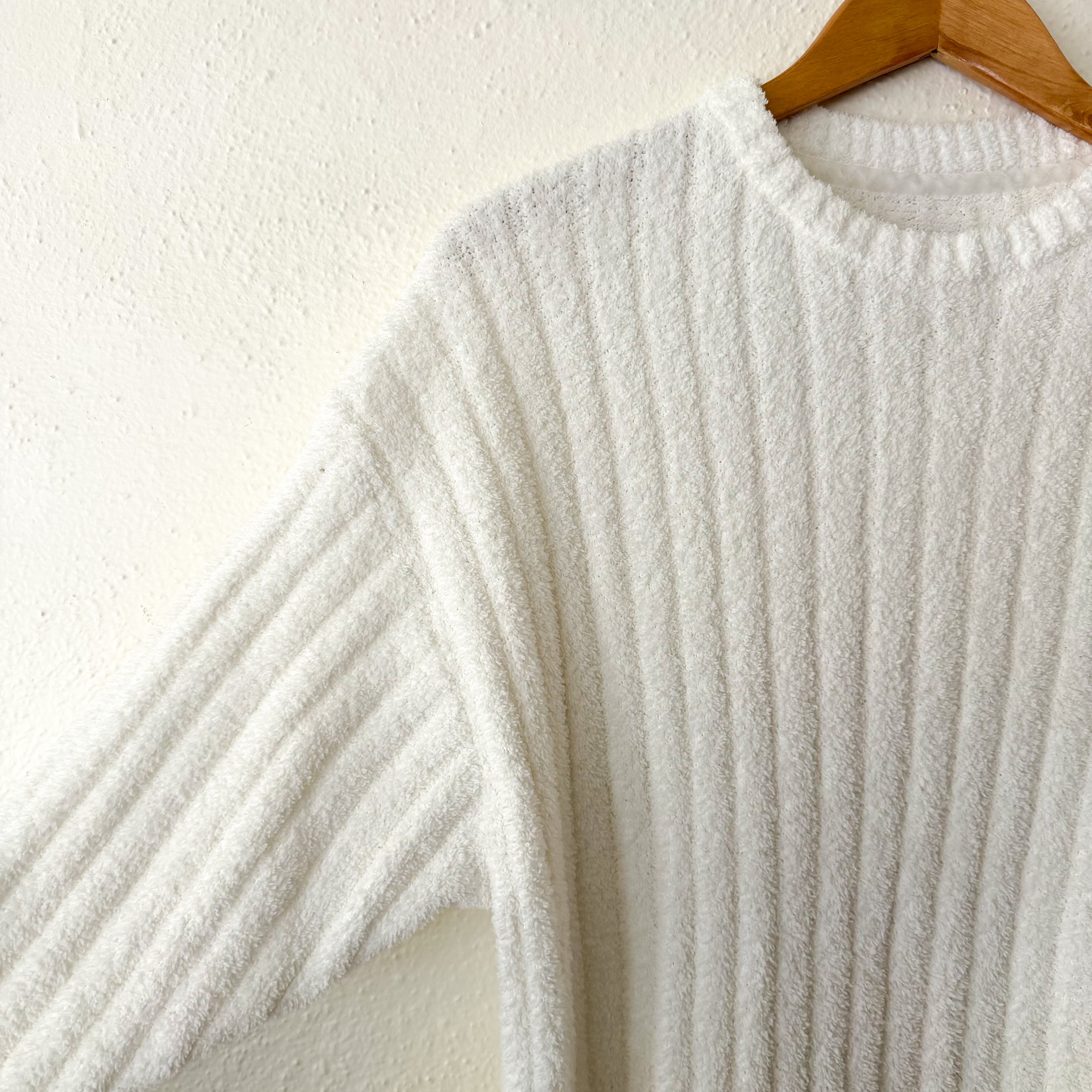 UGG Terri Ribbed Sweatshirt in Cream | Small