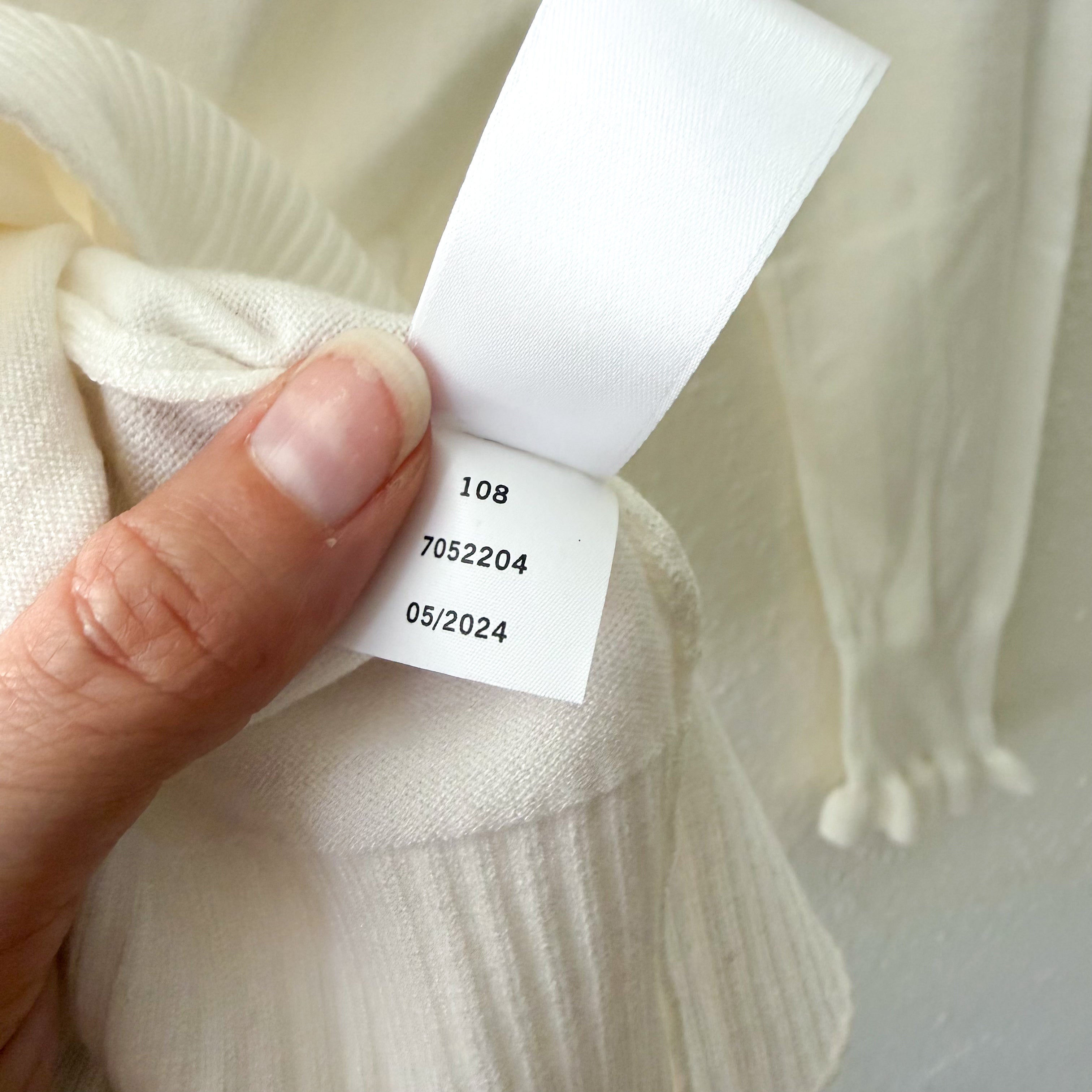 Cece Ruffle Mock Neck Sweater in Ivory | XS