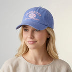 Charleston SC Embroidered Cotton Baseball Cap | Lavender & Pink