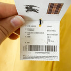 Burberry Golf Golden Yellow Cotton Golfing Straight Leg Trouser | 6