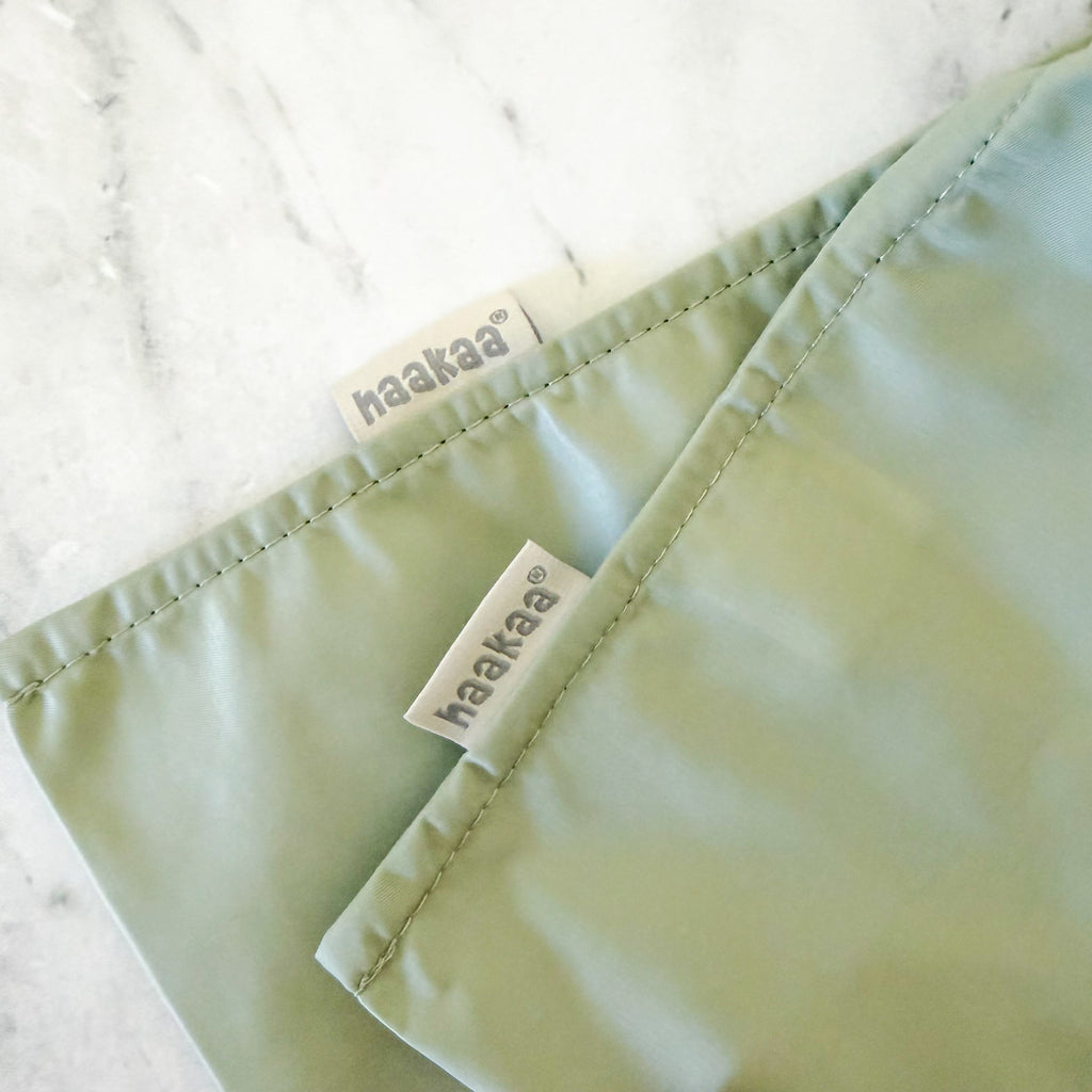 Haakaa Wet Dry Bags for Baby in Grass Green Bundle