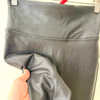 Spanx Black Faux Leather Leggings | S