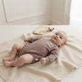 Little Planet Organic Brown 'Gobble Gobble' Long Sleeve French Terry Bodysuit | 3-6m
