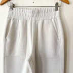 Zella Ultra Soft High Waist Joggers in Beige Ivory Heather | XS