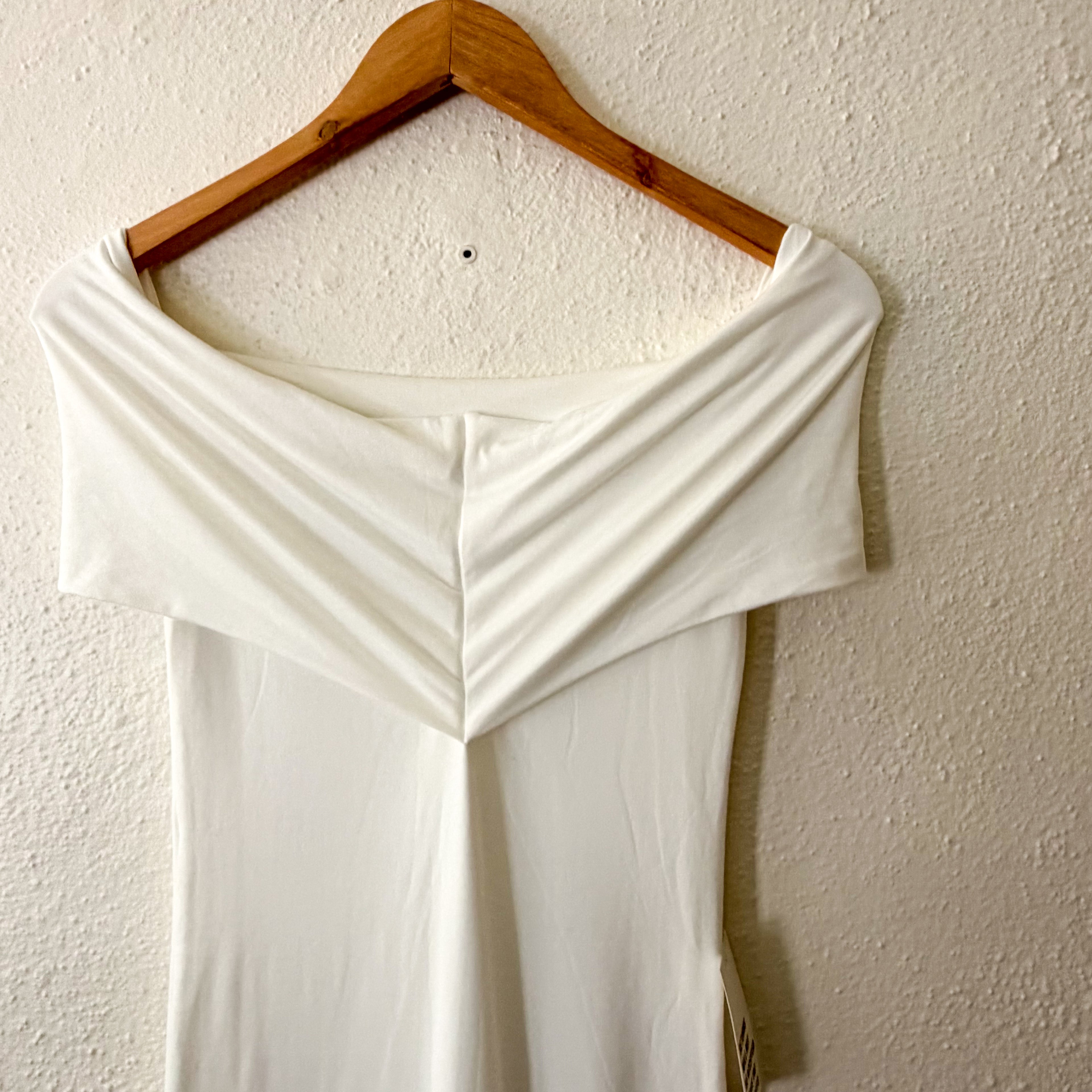 Bumpsuit The Bianca Maternity Maxi Dress in Ivory | XS