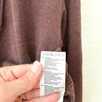 Varley Double Soft Sally Half-Zip Pullover Sweatshirt in Coffee Bean Marl | XS