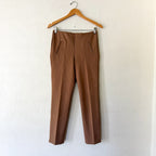 Chico's Caramel So Slimming 360 Juliet Trim Detail Ankle Slim Leg Pant | 00R