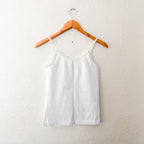 Nordstrom Seamless Layering Spaghetti Strap Tank Top in White, sz Med
