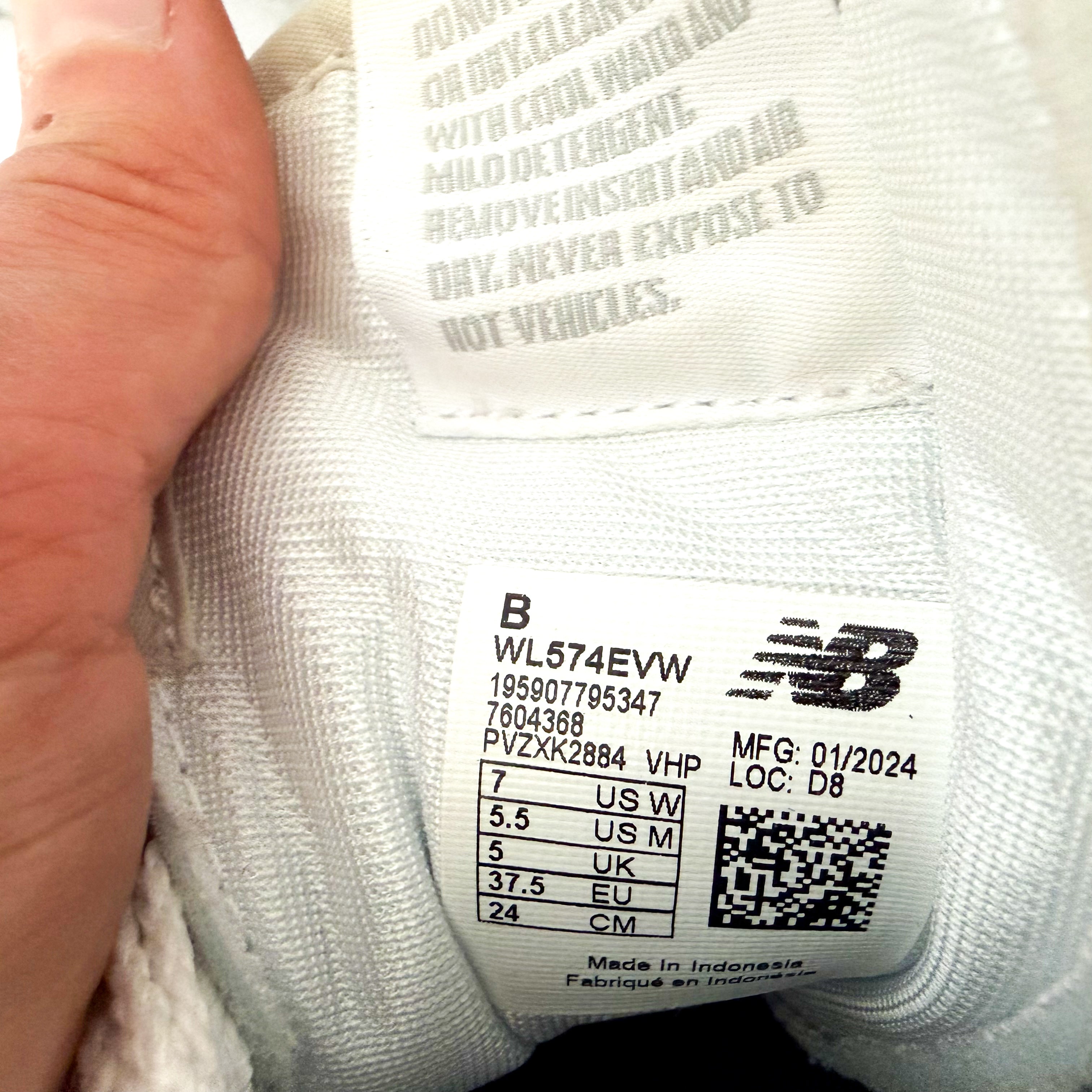 New Balance Classics 574 in Nimbus Cloud/New Balance White | 7