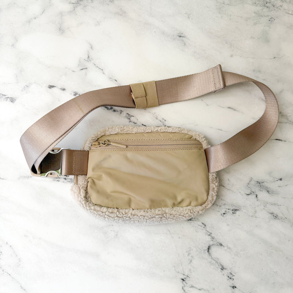 Lululemon Sherpa Fleece Everywhere Belt Bag 1L in Beige