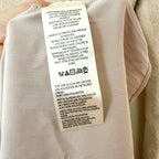 Anthropologie The Thea Twofer Eyelash Mockneck Sweater Dress Neutral Beige | XXS