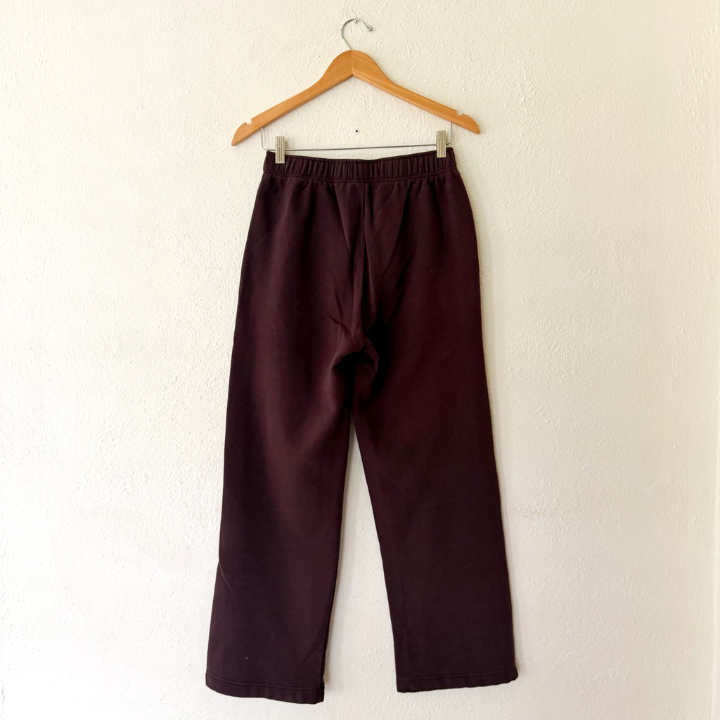 Zella Brown Wide Leg Drawstring Sweatpants | XS
