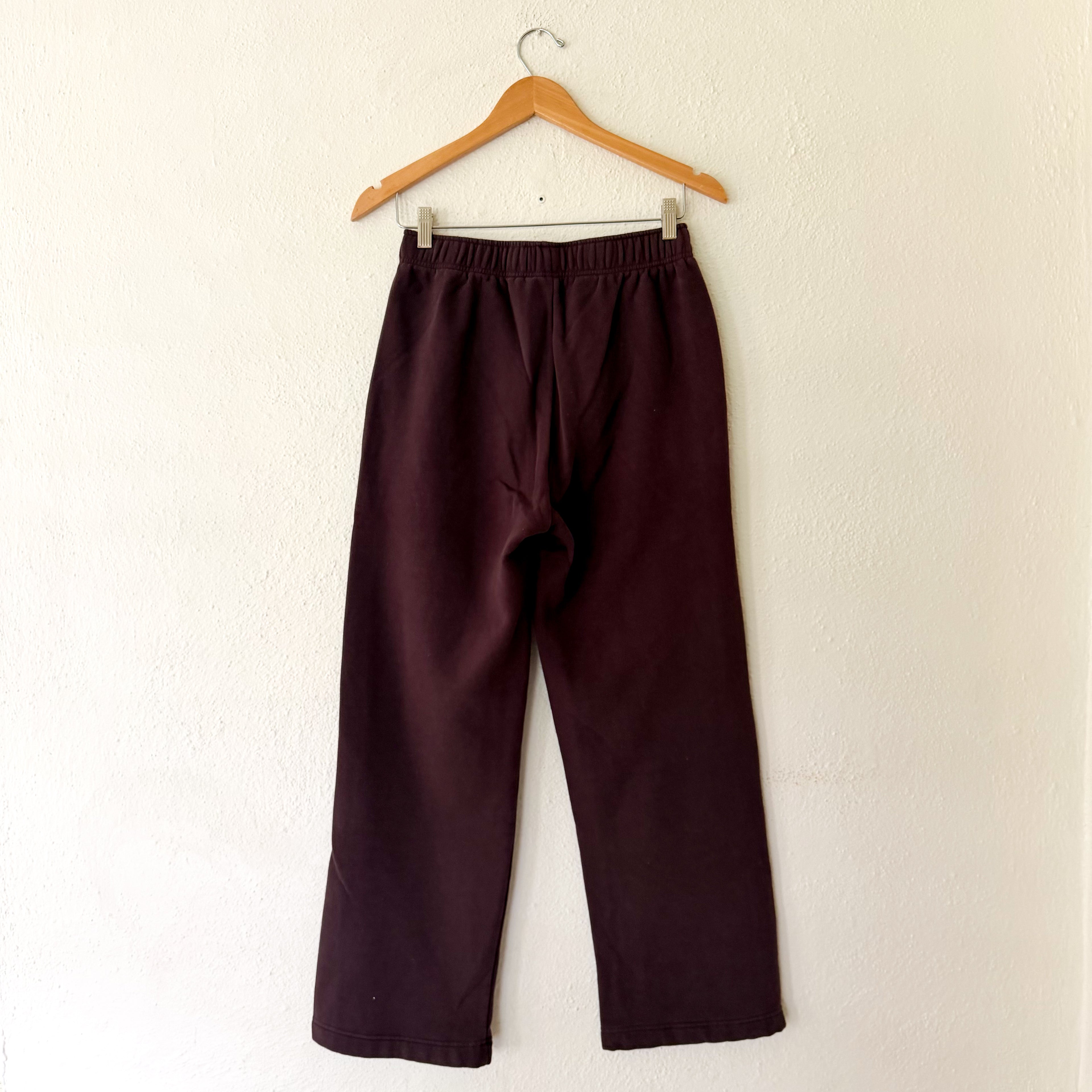Zella Brown Wide Leg Drawstring Sweatpants | XS