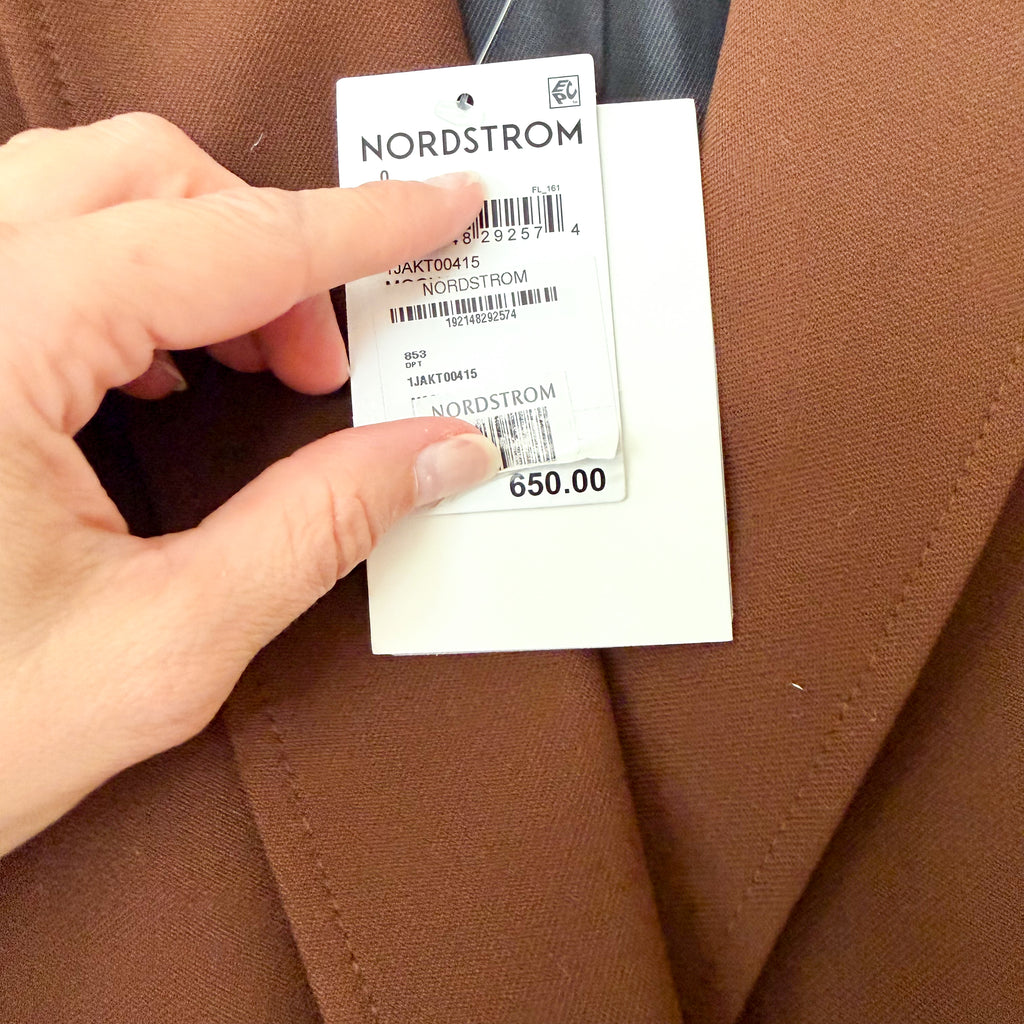 A.L.C. Sedgwick II Double-Breasted Blazer in Mocha Brown | 0