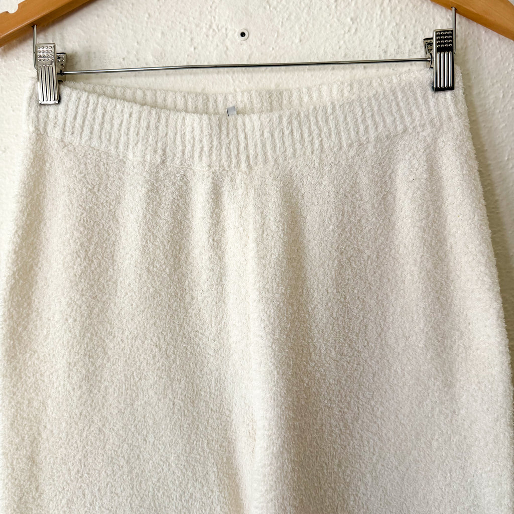 Nordstrom Cozy Yarn Plush Sweatpants in Cream | S