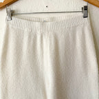 Nordstrom Cozy Yarn Plush Sweatpants in Cream | S
