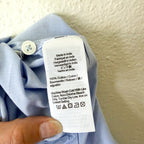J.Crew Étienne Petite Oversized Button Down Shirt in Blue Oxford | XXSP