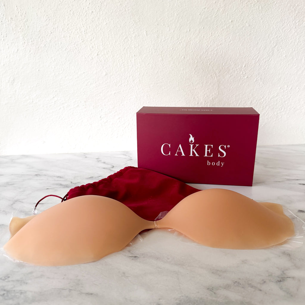 CAKES Body Adhesive Silicone Cleavage Bra in Honey | L/XL