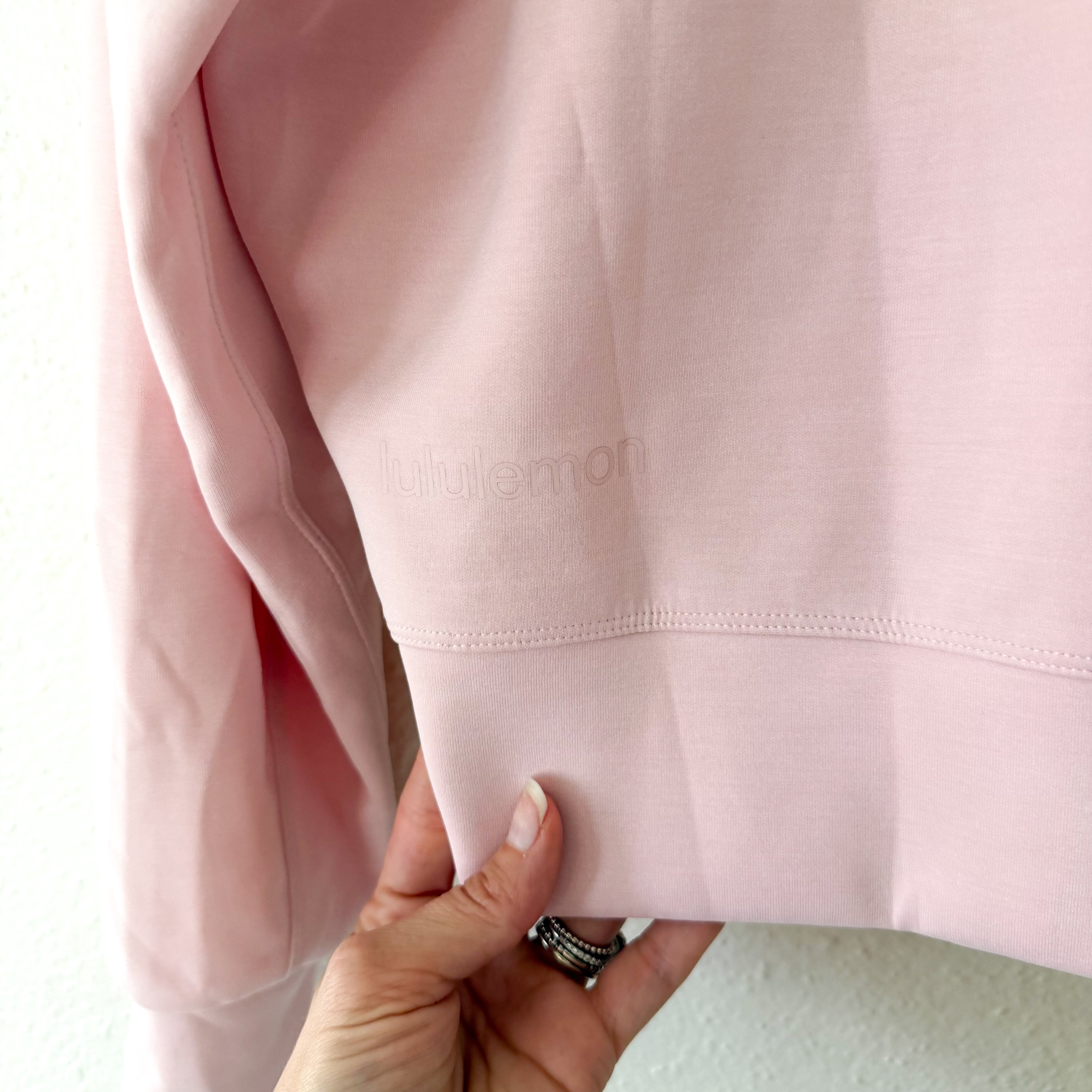 Lululemon Softstreame Perfectly Oversized Crewneck Pullover Sweatshirt in Soft Pink | 2