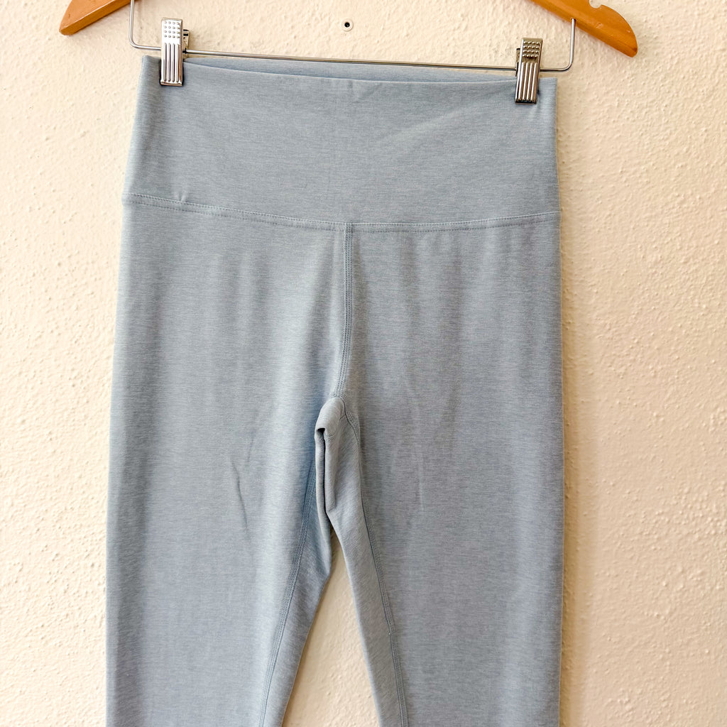 Zella Renew Mélange High Waist Leggings in Aqua Heather | M