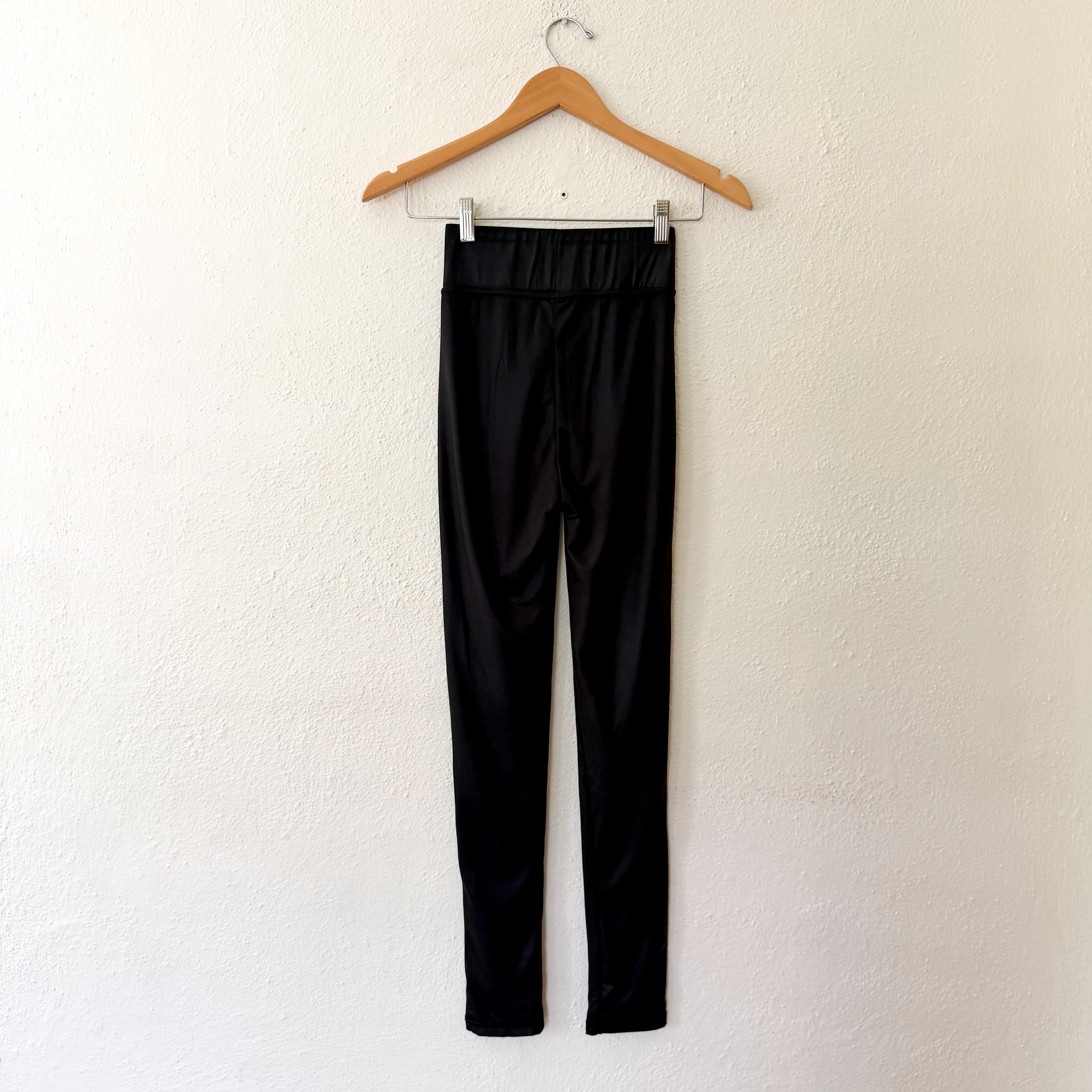 Plush Apparel Black Fleece Lined Leggings | XS