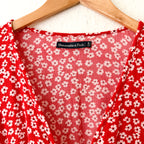 Abercrombie & Fitch Red Floral Maxi Dress | S