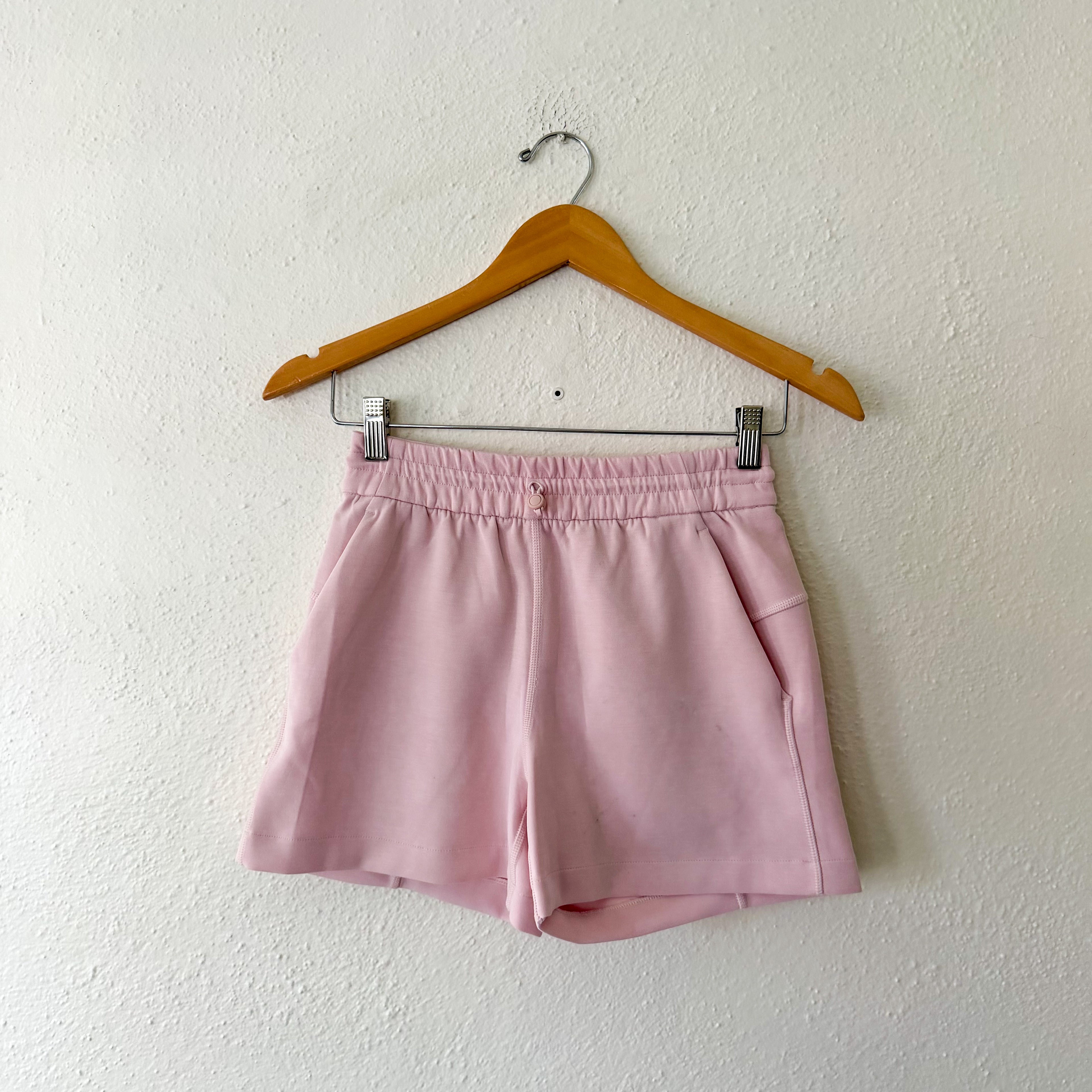 Lululemon Softstreame 4” High Rise Shorts in Soft Pink | 2