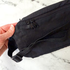 Vintage 90s Walt Disney World Embroidered Fanny Pack | Black Retro Waist Bag
