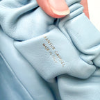Mansur Gavriel Mini Cloud Clutch 100% Italian Lambskin Leather Purse | Cornflower Blue