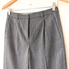 J.Crew Essential Wide-Leg Pant in Grey Italian Studio Wool Blend | 0