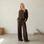 BumpSuit The Cloud Cropped Long Sleeve Tee in Chocolate | M