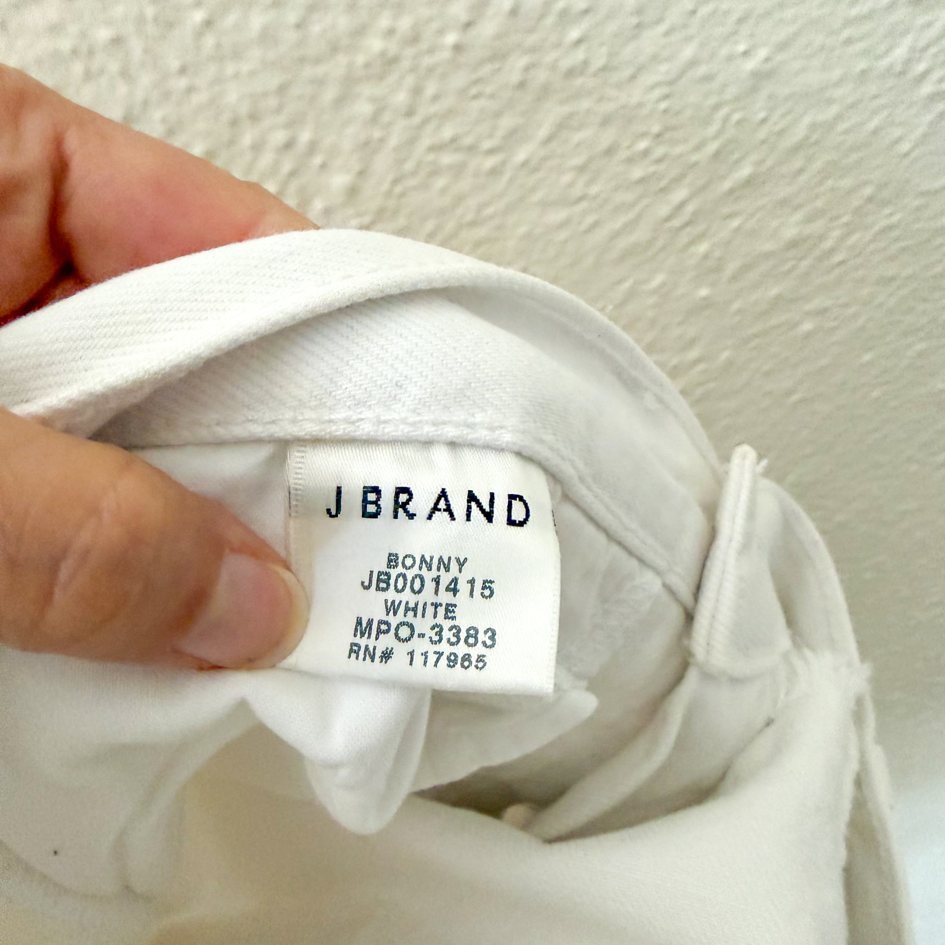 J Brand White Bonny Mid-Rise Denim Mini Skirt | 23