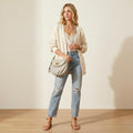 Marc by Marc Jacobs Classic Q Natasha Leather Crossbody Bag in Sage Green