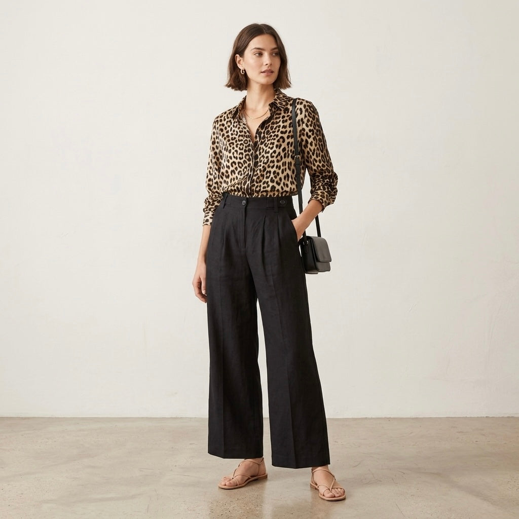 Madewell The Petite Harlow Wide-Leg Pant in Deep Indigo Navy | 0P